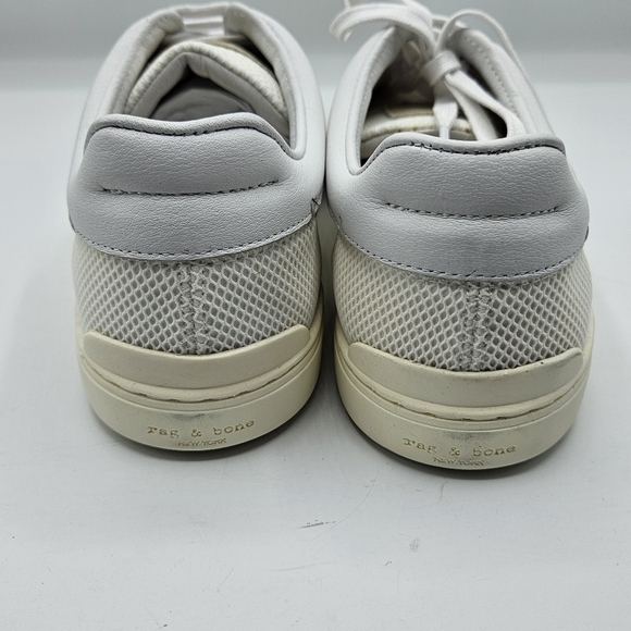 NWB Rag and Bone kent lace up sneakers off white mesh size 39.5 - Picture 4 of 16